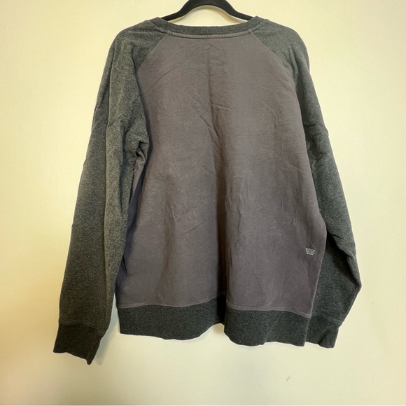 Mack Weldon Ace Crew Neck Sweatshirt - Two-Tone Gray (XXL) - Picture 2 of 6